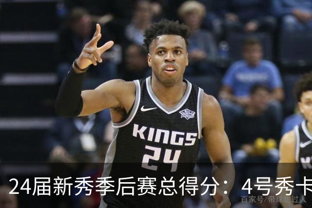 24届新秀季后赛总得分：4号秀卡斯尔412分断层领跑 探花谢泼德第7